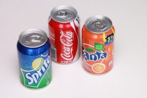 soda cans